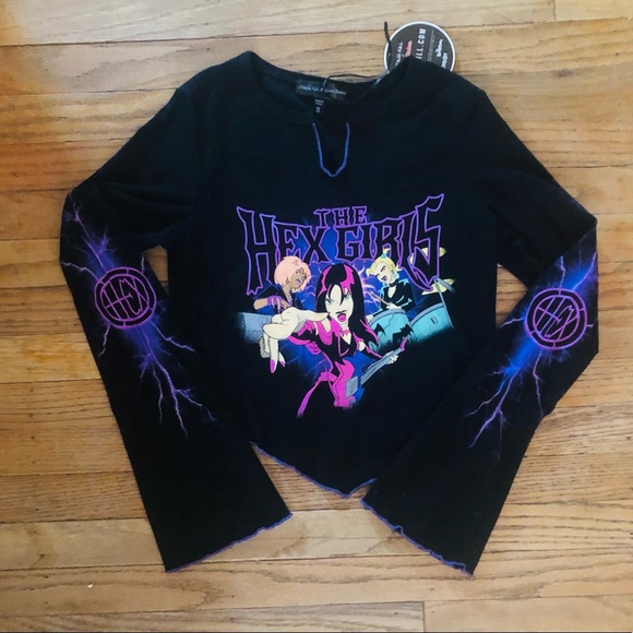 Dolls Kill Tops - LAST 1 NWT Dolls Kill x Hanna Barbera We Do Voodoo Long Sleeve Tee